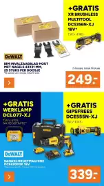 BOUWMAAT folder Pagina 4: DeWalt BIM Invalzaagblad Hout met Nagels 43 x 31mm, €249,00