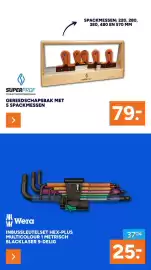 BOUWMAAT folder Pagina 42: SuperProf Gereedschapsbak met 5 Spackmesse €79,00