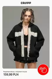 Cropp gazetka tydzień 44 Strona 10: Rozpinana bluza z motywem krzyża Cropp €159,99
