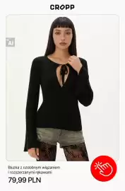 Cropp gazetka tydzień 44 Strona 2: Bluzka z ozdobnym wiązaniem i rozszerzanymi rękawami Cropp €79,99