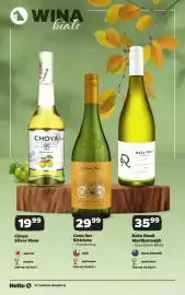 Netto gazetka | Alkohole Strona 10: Wino białe Cono Sur Bicicleta Chardonnay €29,99, Wino białe Choya Silver Plum €19,99