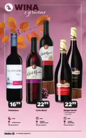 Netto gazetka | Alkohole Strona 14: Wino czerwone Mogen David Pomegranate €22,99, Wino czerwone Carlo Rossi Sweet Red €22,99