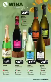 Netto gazetka | Alkohole Strona 5: Wino musujące Borelli Prosecco Spumante półsłodkie €23,99, Wino musujące Juliano €9,99