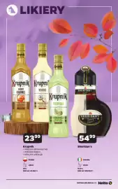 Netto gazetka | Alkohole Strona 3: Likier Sheridan's €54,99, Likier Krupnik mleczny słony karmel €23,99