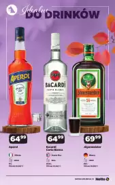 Netto gazetka | Alkohole Strona 5: Likier Aperol €64,99, Likier Jägermeister €69,99