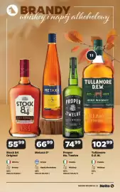 Netto gazetka | Alkohole Strona 9: Napój alkoholowy Metaxa 5 €66,99, Whiskey Tullamore D.E.W €102,99
