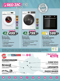 Red Zac Flugblatt Seite 16: Elvita Waschmaschine €499,00, Elvita Waschtrockner €799,00