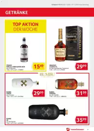 Transgourmet Flugblatt woche 45 Seite 27: Freihof Mirtillo Heidelbeerlikör €15,49, Bumbu Cream €29,99