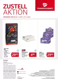 Transgourmet Flugblatt woche 45 Seite 36: Köttstorfer Beef Tatar €29,99, Milka Naps Lose €29,95