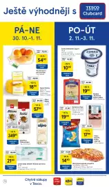 Tesco leták týden 44 Strana 14: Gold Plus Zrnková káva €349,90, Zorba smetanový jogurt €10,90