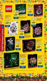 Tesco leták Strana 16: LEGO Botanicals 11501 Kytice tulipánů €1.099,00, Lego botanicals kvetouci kaktus €539,00