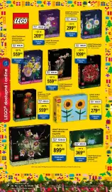 Tesco leták Strana 22: LEGO Slunečnice €279,00, LEGO Botanicals Větvičky magnólie €899,00
