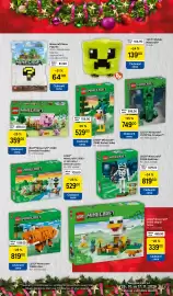 Tesco leták Strana 31: LEGO Minecraft 21582 Kuřecí žokej €529,00, Lego minecraft 21585 slepičí farma €339,00