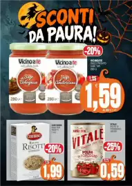 Volantino Vicino a te supermercati Pagina 3: Polpa di pomodoro Vitale €0,59, Curtiriso Riso per Risotti €1,99