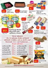 MP Krásno leták Strana 2: Hochland tvarohový sýr Almette €37,50, Čevapčiči Mazel Gourmet €105,00