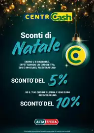 Volantino Centro Cash Pagina 5: CENTR Cash Sconti di Natale ENTRO L' 8 DICEMBRE, EFFETTUANDO UN ORDINE TRA 500 E 999 EURO