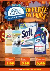 Volantino Le Bolle di Giù Giù Pagina 1: Le Bolle di OFFERTE Gin Gin DA PAURA IGIENE & BELLEZZA Romar Remar Flower Sangation