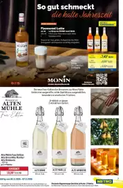 METRO Prospekt woche 45 Seite 7: Alte Mühle Fass Edition Alte Birne/Alte Marille/Alte Himbeere €19,99, Monin Sirup €7,49
