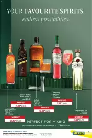 METRO Prospekt woche 45 Seite 9: Johnnie Walker Gold Reserve €29,99, Tanqueray Aperitivo €9,99