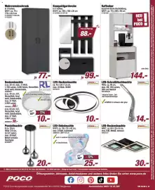 Poco Prospekt woche 44 Seite 16: LED-Dekoleuchte POCO line €25,00, POCO Line LED-Deckenleuchte €10,00