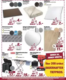 Poco Prospekt woche 44 Seite 5: Flanelldecke €5,00, Spiegel mit Metallrahmen €9,00