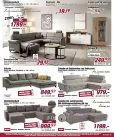 Poco Prospekt woche 44 Seite 9: Wohnlandschaft €999,99, Ecksofa inkl. elektronischer XXL-Sitztiefenverstellung €1.199,00