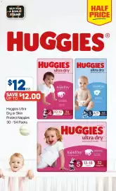 Foodland catalogue week 44 Page 38: Huggies Ultra Dry or Skin Protect Nappies €12,00