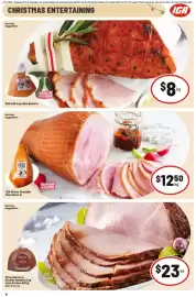 IGA catalogue week 44 Page 14: IGA Picnic Shoulder Ham Bone In €12,50, IGA Half Leg Ham Bone In €8,00
