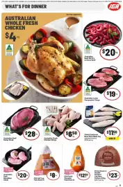 IGA catalogue week 44 Page 17: Australian Fresh Chicken Wings €6,50, Global Seafoods Basa Fish Fillets €11,50