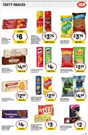 IGA catalogue week 44 Page 21: Red Rock Deli Chips €4,80, Twisties Cheese Minis Canister €3,75