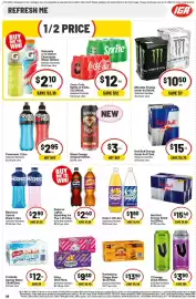 IGA catalogue week 44 Page 22: Powerade 1 Litre Selected Varieties €2,95, Coca-Cola, Sprite or Fanta €12,00