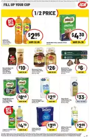 IGA catalogue week 44 Page 23: Pauls Full Cream Long Life Milk €2,10, Harris Roast Coffee Beans €33,00