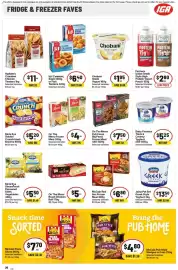 IGA catalogue week 44 Page 28: On The Menu Pub Faves Big Feast Frozen Meal €7,50, Jalna Pot Set Greek Style Yoghurt €13,50