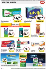 IGA catalogue week 44 Page 36: Colgate Total Premium Toothpaste or Plax Mouthwash €6,00