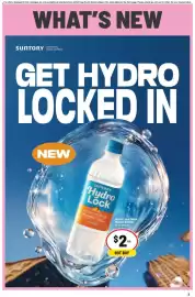 IGA catalogue week 44 Page 9: Suntory Hydro Lock Hydration Drink Mango €2,00