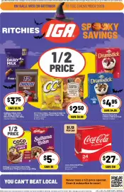 Ritchies catalogue week 44 Page 1: Coca-Cola Classic €27,00, Kellogg's Coco Pops Chex €5,00