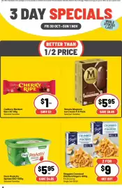 Ritchies catalogue week 44 Page 16: Streets Magnum Ice Cream €5,95, Steggles Crumbed Chicken Fingers €9,00
