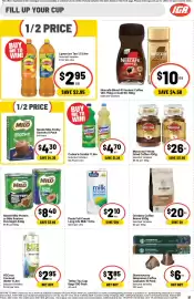 Ritchies catalogue week 44 Page 21: Moccona Freeze Dried Coffee €26,00, Nestlé Milo Protein or Milo Restore Overnight €8,40