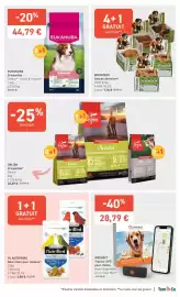 Catalogue Tom&Co page 13: EUKANUBA Croquettes Senior* - small & medium €44,79, WEEENECT Traceur GPS pour chiens €28,79