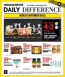 Woolworths catalogue Page 1: All Marinated Braai Range, Cheddar or Gouda €149,99