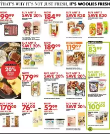Woolworths catalogue Page 3: Cream Cheese €52,99, Plate Pies €119,99