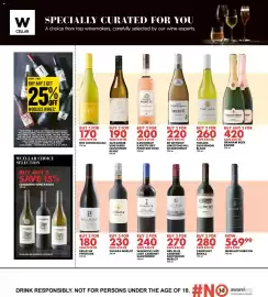 Woolworths catalogue Page 9: Meerlust Rubicon €569,99, Graham Beck Range €420,00