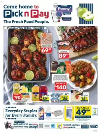 Pick n Pay catalogue week 44 Page 1: Parmalat Low Fat Dairy Snack Assorted €36,00, 5 100% Fruit Juice Assorted €59,99