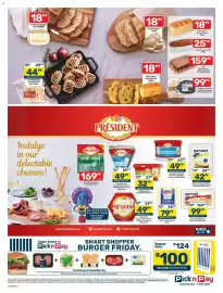 Pick n Pay catalogue week 44 Page 4: Président Full Cream Simonzola or Blaauwberg Cheese €49,99