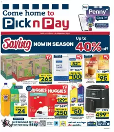 Pick n Pay catalogue week 44 Page 1: Parmalat EverFresh Long Life Mik Assorted €265,00, No name White Sugar €100,00