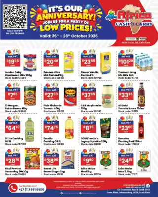 Africa Cash and Carry (valid until 28-10)