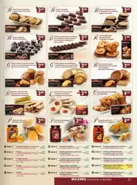 Catalogue Maximo page 21: Les Biscuits de Belle France Nougat noisette €2,49, Lunettes de Romans €3,39