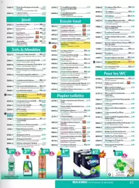 Catalogue Maximo page 85: Kleenex Flexi-Clean €6,28, Pliz Fée €4,09