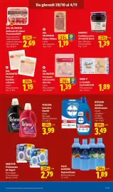 Volantino Lidl settimana 44 Pagina 11: Felce Azzurra Bagnoschiuma €1,89, Prosciutto cotto arrosto alle erbe €1,39
