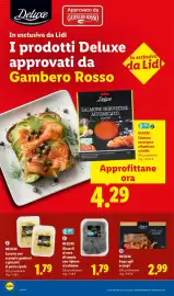 Volantino Lidl settimana 44 Pagina 16: Deluxe Girasoli al nero di seppia con ripieno al salmone €1,79